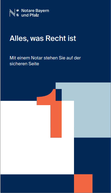 Broschüre mit dem Titel "Alles, was Recht ist"
