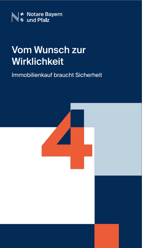 Broschüre mit dem Titel "Vom Wunsch zur Wirklichkeit"