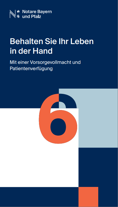 Broschüre mit dem Titel "Behalten Sie Ihr Leben in der Hand"